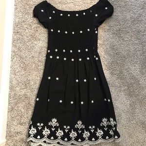 Black and white dress